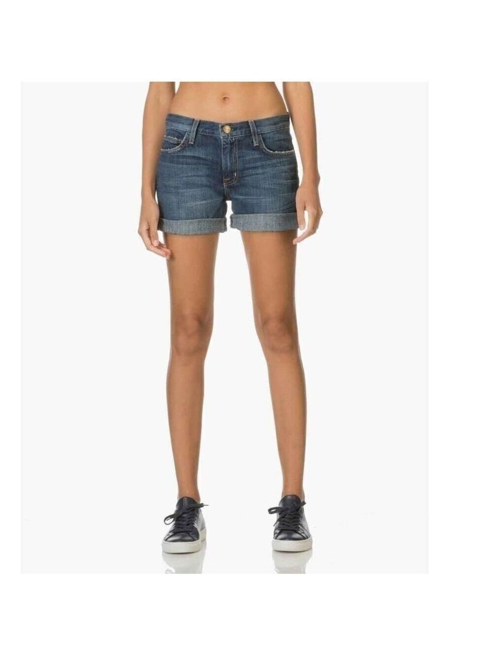 NEW Current/Elliott The Boyfriend Rolled Shorts